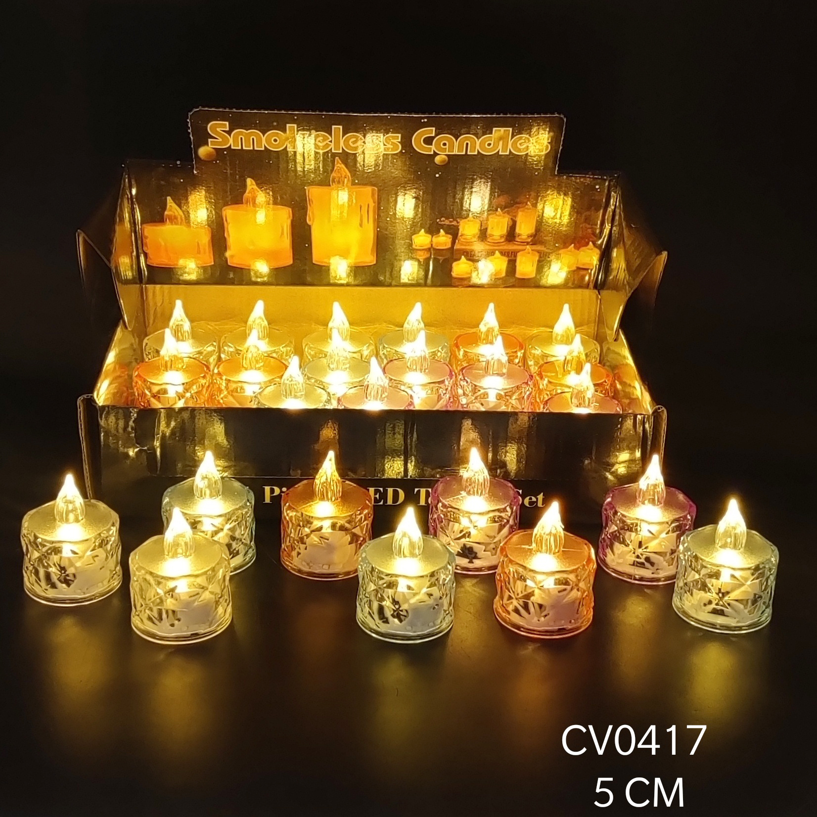 24 PC MINI CR CANDLE(960)