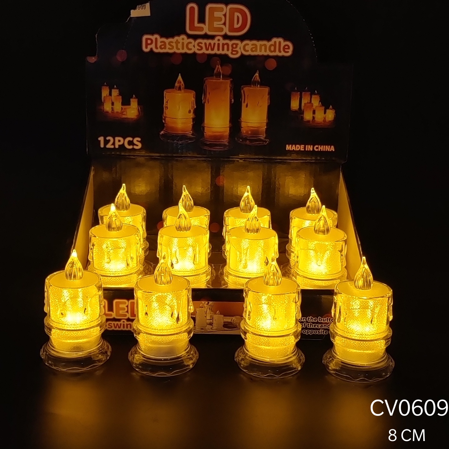 12 PCS LED CANDLE 5 SM(240)