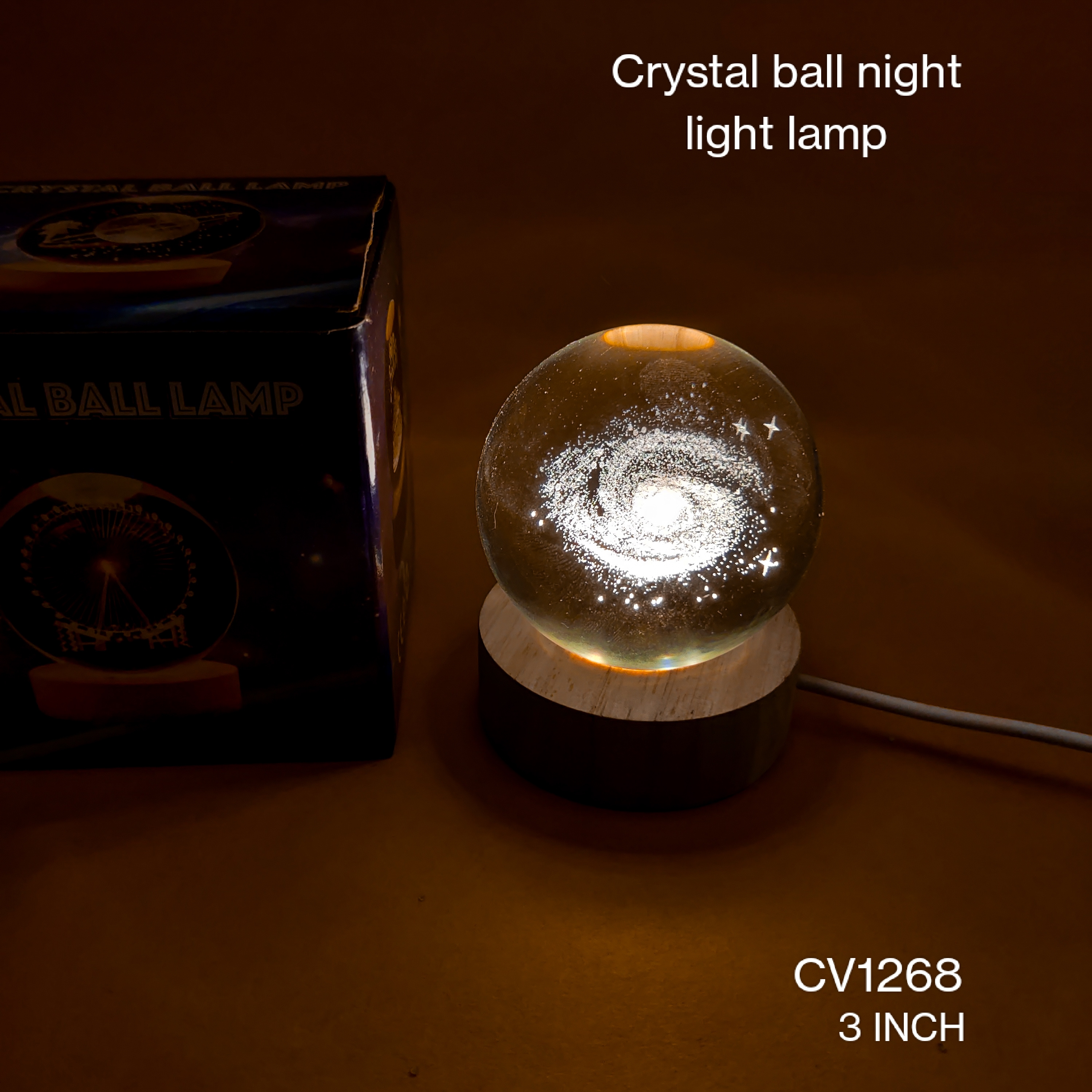 60# CRYSTAL BALL YELLOW (60)